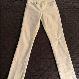 Levi's White Skinny Jeans 28